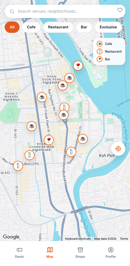 KAPPY Discover screen